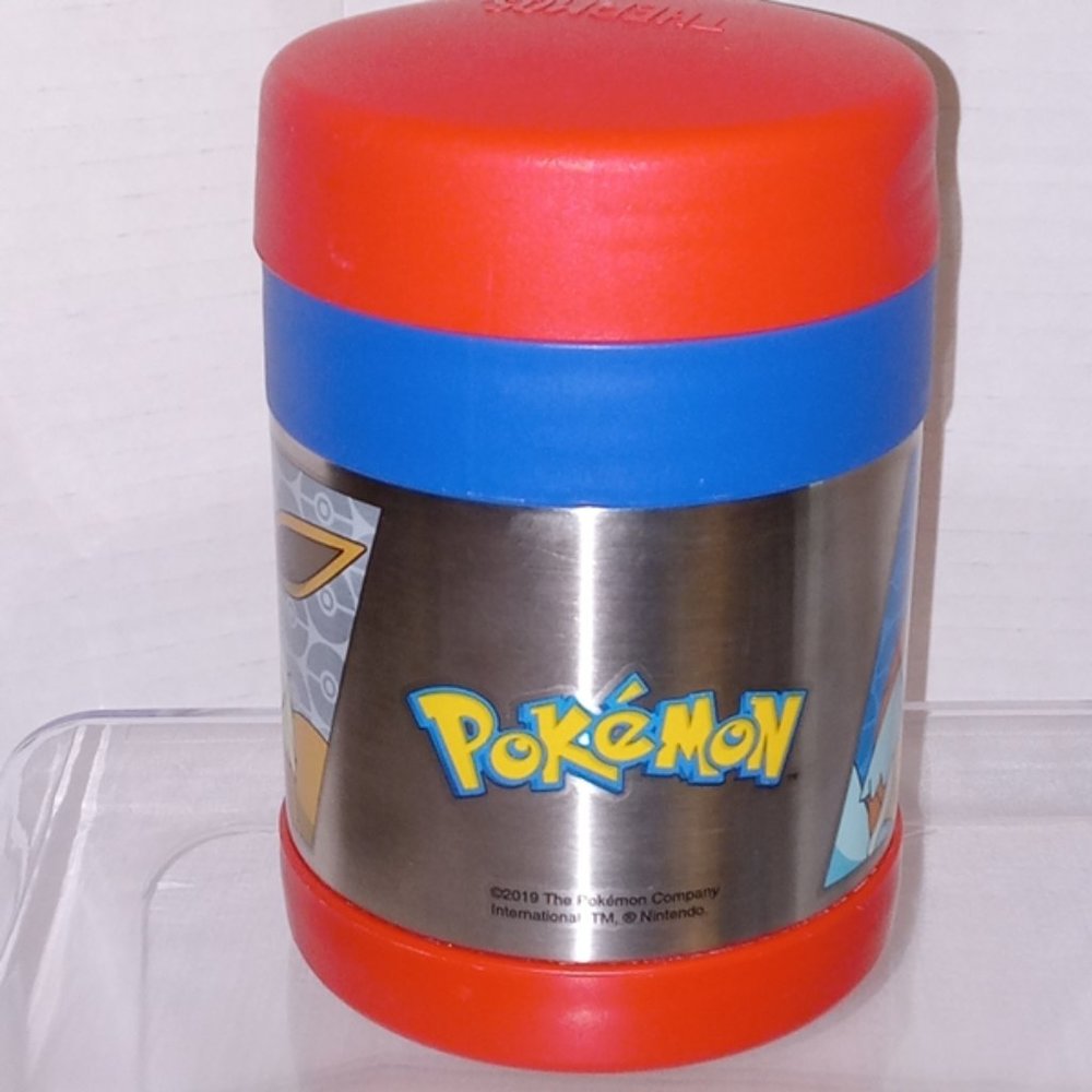 Pokémon Funtainer Vacuum Insulated Thermos Food Jar with Spoon - Picture 1 of 8